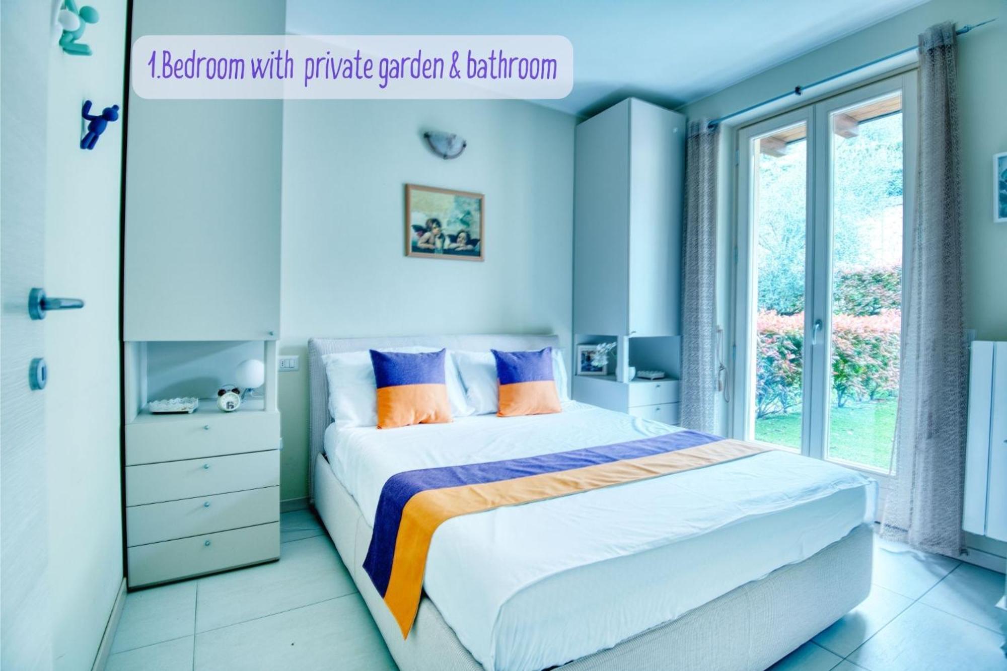 Panorama Lake View, Pool & Garden, 2 Bathrooms, Kingsize & Single-Beds, Fast Internet Toscolano Maderno Ngoại thất bức ảnh